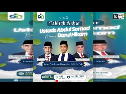 LIVE | Tabligh Akbar Yayasan Darul Hikam, Bandung | Ustadz Abdul Somad