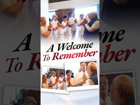 PM Modi receives a special welcome as Croatians chant Gayatri Mantra | #shorts
