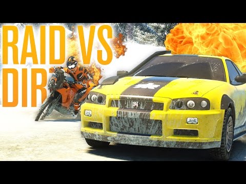 RAID BIKE VS DIRT CAR BATTLE!!! | The Crew Wild Run w/...