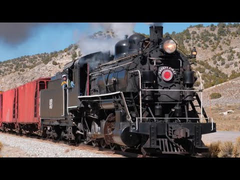 4K Nevada Northern Steam Train