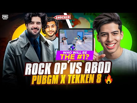 rock Op vs عبود 😱 PUBGM X Tekken 8 | 47 khlifa shocked | PUBG mobile / rock Op