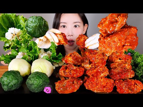 세상 어디에도 없는 게장 쌈빡한데?😎 수빙수님의 쌈장게장 쌈밥 먹방 [eating show] mukbang korean food