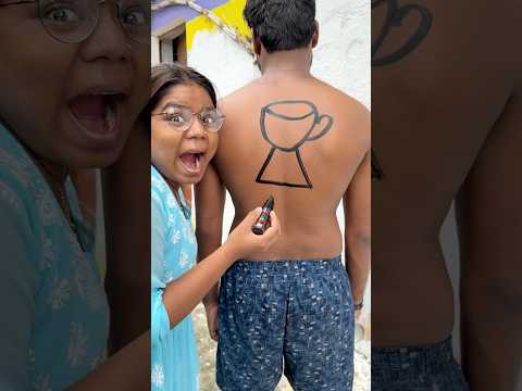 ASMR sister vs Brother Guess The Drawing Challenge? #asmr #art