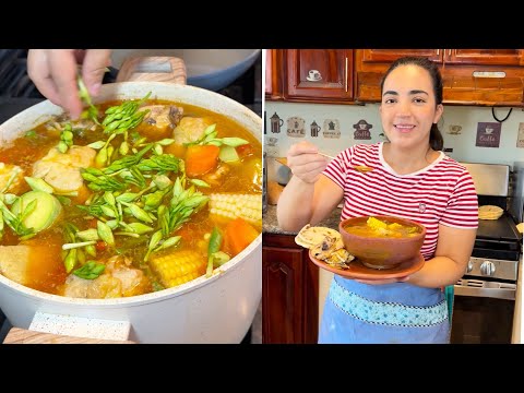 Sopa de pollo así se la preparé