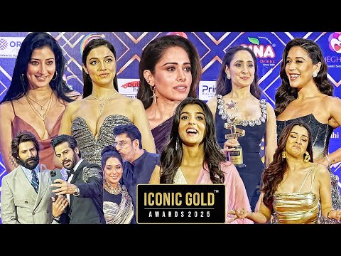 Iconic Gold Awards 2025 | Kartik Aaryan, Karanveer Mehra, Nushrat Bharucha, Pranali, Rupali