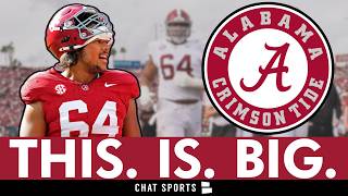 THIS CHANGES EVERYTHING For The Alabama Football Offensive Line - Michael Carroll Position Change