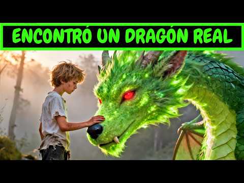 Un Chico se Pierde en el Bosque y Encuentra un Dragón Gigante