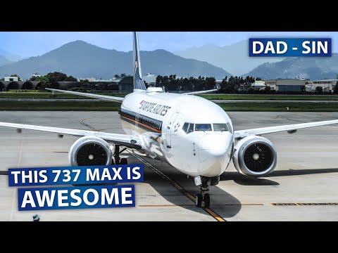 TRIP REPORT | Singapore Airlines' AWESOME Boeing 737 MAX 8 Economy Class | Da Nang - Singapore