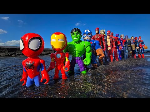 AVENGERS SUPERHERO STORY, MARVEL SPIDER MAN 2 VS HULK, CAPTAIN AMERICA VS THOR, VENOM VS SPIDEY 133