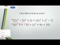 Exploring Polynomial Operations and Vocabulary