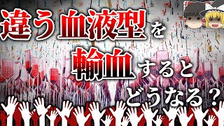 【動画アリ】別の血液型の血を混ぜると体内でどうなるのか【ゆっくり解説】【雑学】