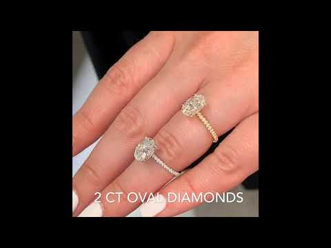 2 Ct Oval Diamond Ring Comparison