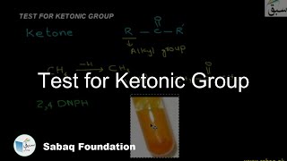 Test for Ketonic Group