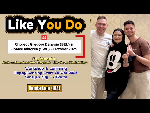Like You Do - Line dance | Choreo : @Gregory.danvoie (BEL) & Jonas Dahlgren (SWE) - October 2025