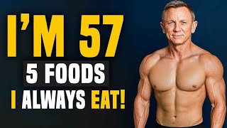 Daniel Craig (57) Still Looks 35! I EAT 5 FOODS & Don't Get Old