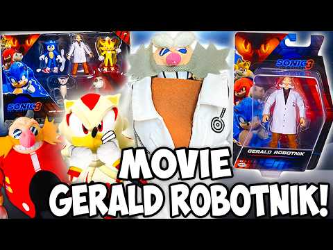 SuperSonicBlake: Movie Gerald Robotnik Toys! (Sonic Movie 3 Plush)