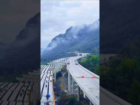 Anpan Expressway lays the artery of the sky road #infrastructure #highway #technology #bridge