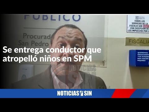 Se entrega conductor que atropelló niños en SPM