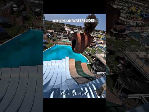 Others on Waterslide VS This Guy 💀