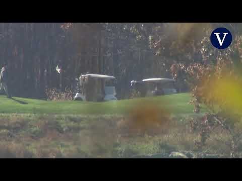 Trump juega al golf tras perder las elecciones