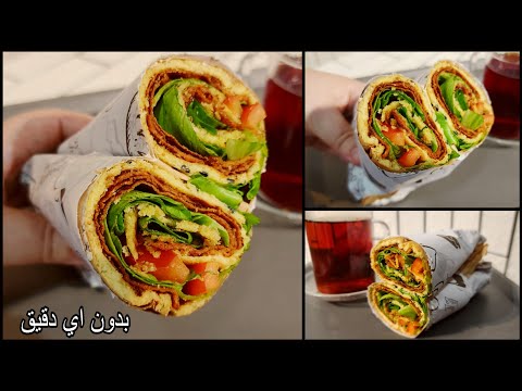الساندوتش الصحي الأكثر مبيعا لا دقيق لا نشويات🌯تكلفته ١٠ جنية وابيعه ٢٠٠ جنية ف الكافيه😎استغلال#كيتو