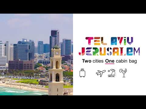 Tel Aviv Jerusalem - You only need a cabin bag! Book your trip now