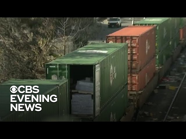 Thieves raid cargo containers in Los Angeles amid supply chain crisis