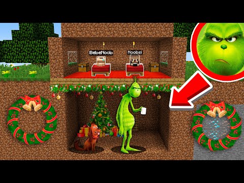 EL GRINCH APARECE DEBAJO DE MI CAMA🎁😱 NOOBSI Y BEBE NOOB VS EL GRINCH PELICULA