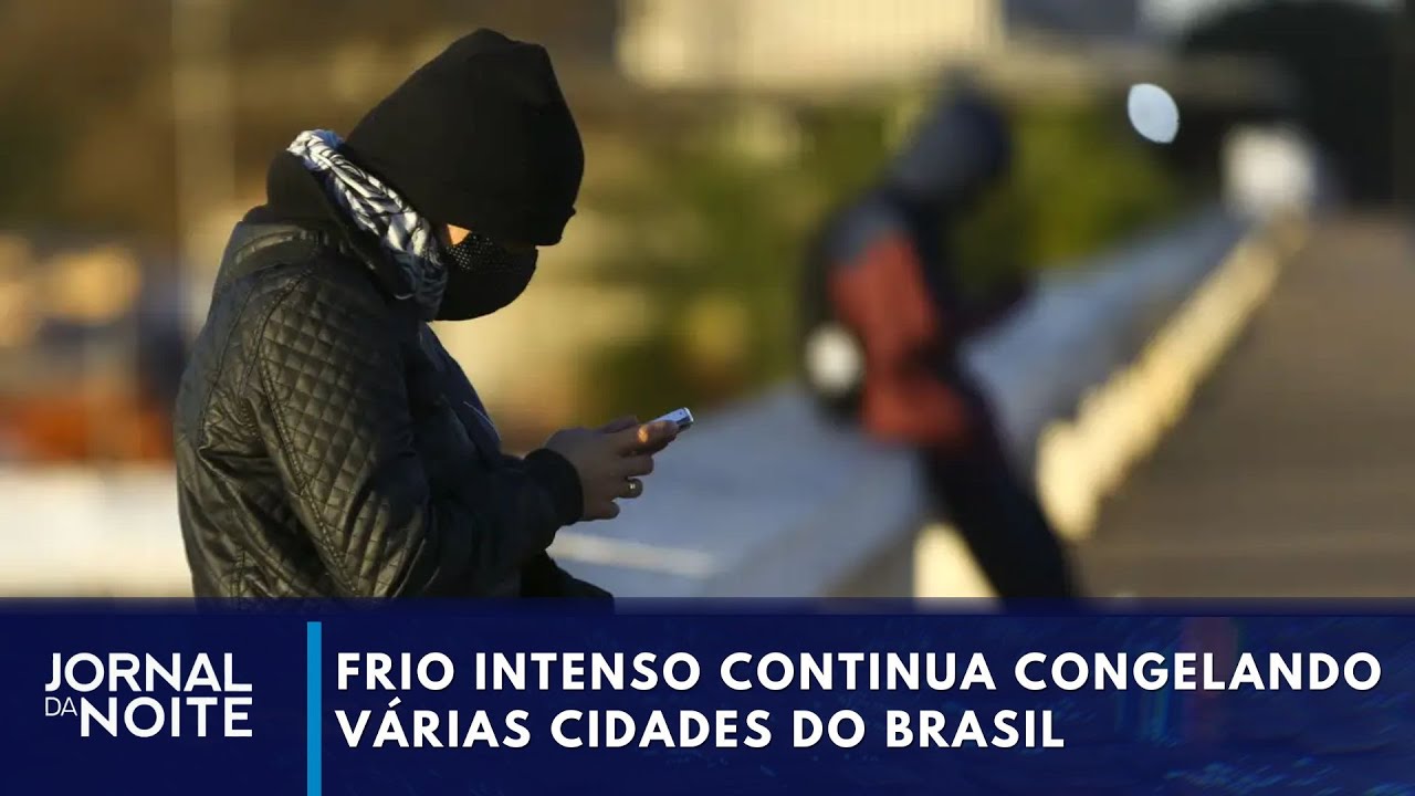 Frio intenso continua congelando várias cidades do Brasil