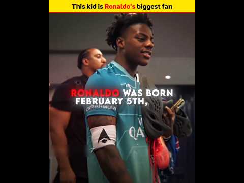 This kid is Ronaldo's biggest fan #trendingshorts #ishowspeed