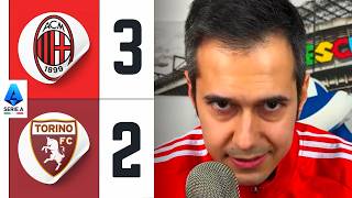 PRAGMATISMO ALLO STATO PURO‼️ MILAN-TORINO 3-2