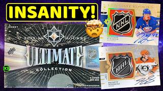 HOCKEY'S BIGGEST CARDS! - 2025-26 Upper Deck Ultimate Collection Hockey Hobby Box Break x3