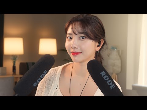 ASMR 편안하게 듣기 좋은 숨소리 & 이어블로잉 [membership only] Ear to Ear Breathing & ear blowing