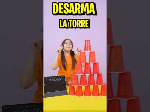 DESARMA LA TORRE DE VASOS EN TIEMPO RÉCORD 😱
