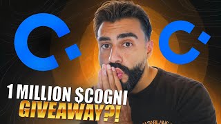 COGNI AI PRESALE STAGE 2 IS LIVE AND THERE IS A 1 MILLION $COGNI GIVEAWAY?!