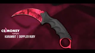 Karambit Doppler Ruby Gameplay
