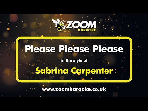 Sabrina Carpenter – Please Please Please (Karaoke Version) with Lyrics On Screen