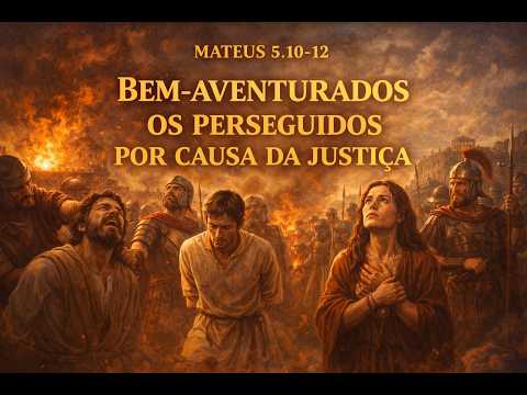 Bem aventurados os perseguidos por causa da justiça | Mateus 5.10-12