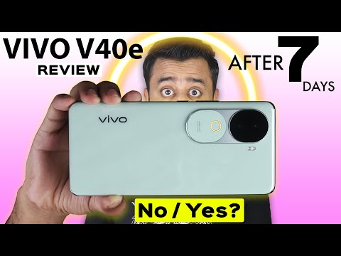 ViVO V40e Review After 7 Days - Camera Test - PUBG Graphics Test - Yes/No?