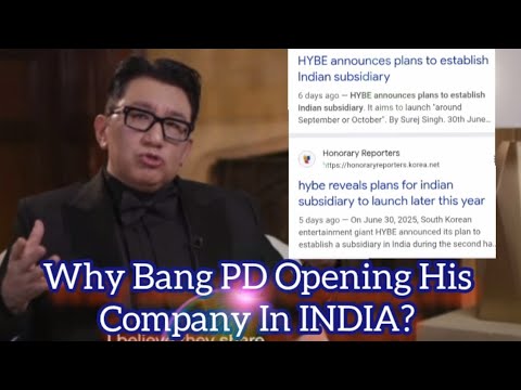 Why Bang PD Opening His Company In INDIA? 🤔