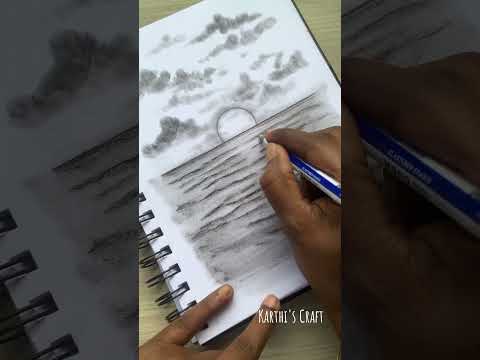 ஒரே ஒரு Pencil use பண்ணி ஒரு Drawing ?😮❤️#shortsfeed #shortsvideo #pencildrawing #tutorialtamil #art