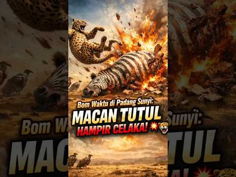 Bom Waktu di Padang Sunyi: Macan Tutul Hampir Celaka! 💥🐆