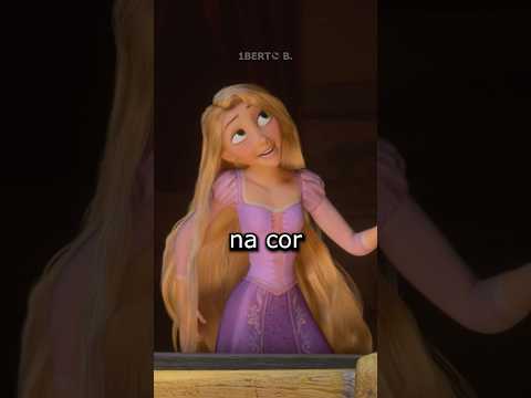 Você já viu a Rapunzel com as CORES TROCADAS