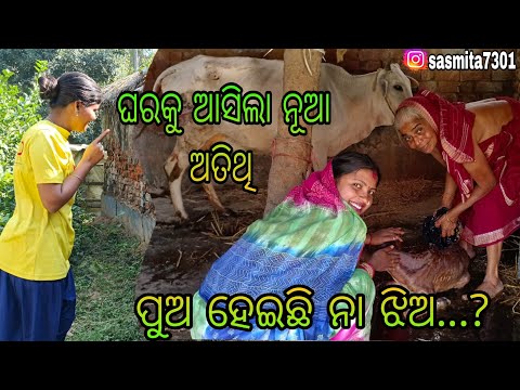 ଘରକୁ ଆସିଲା ନୂଆ ଅତିଥି // ପୁଅ ହେଇଛି ନା ଝିଅ...?// sasmita mishra vlog video #sasmita ❤️❤️🙏🙏