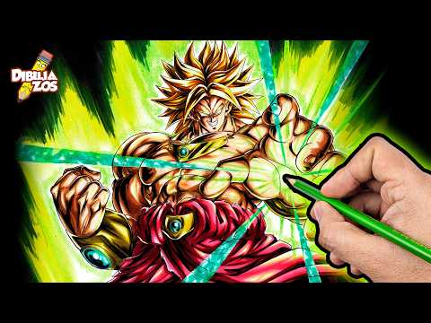 CÓMO DIBUJAR A BROLY SSJ LEGENDARIO 🔥 [CON ESENCIA]