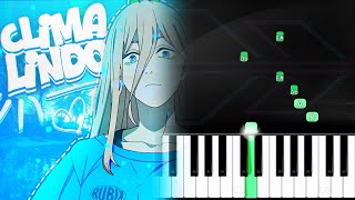 CLIMA LINDO (SLOWED) ▶ Piano Tutorial