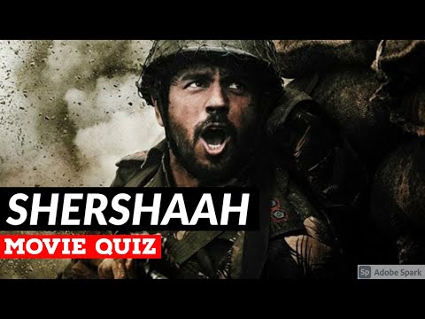 SHERSHAAH MOVIE QUIZ | Sidharth Malhotra | Kiara Advani | Bollywood Quiz Video 2021