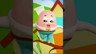 Humpty Dumpty #shorts #tendance #vidéovirale #explorer #dessin animé #musique pour enfants #comptine