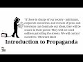Understanding Propaganda