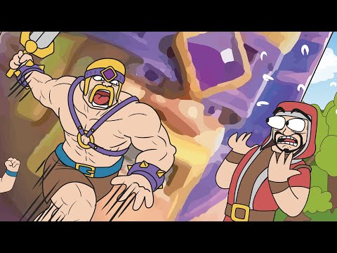 Clash Royale Card Evolution Animation BARBARIAN EVOLVE CARDS (Parody)